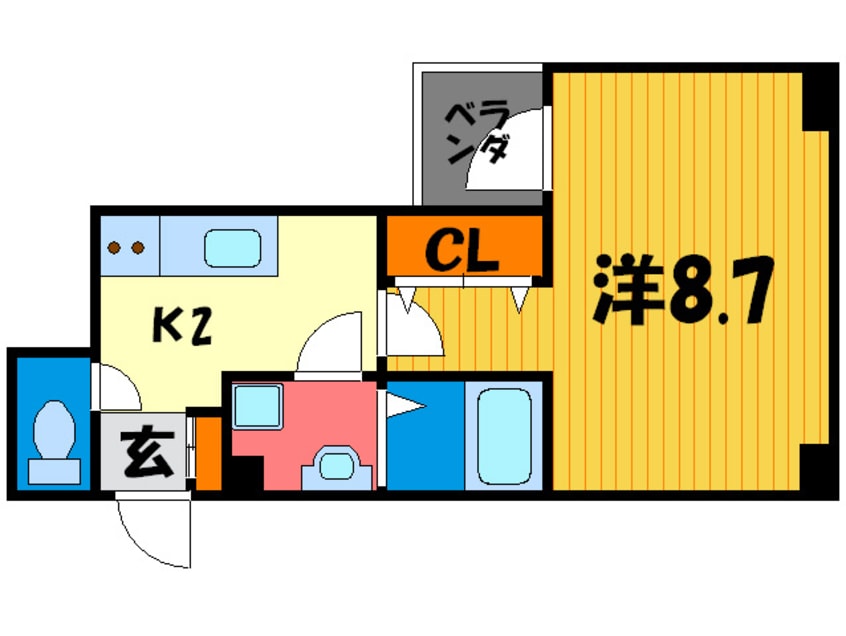 間取図 ペペ御所南