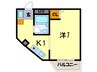 辻マンション 1Kの間取り