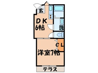 間取図 Ｗｉｎｄ　Ｍｉｌｌ