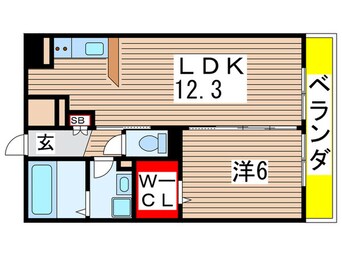 間取図 レジデンス　ファ－ベス