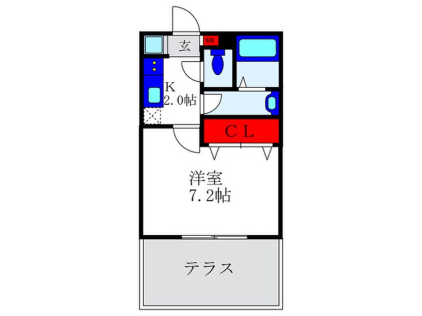 間取図 ソネ　フロ－ラ