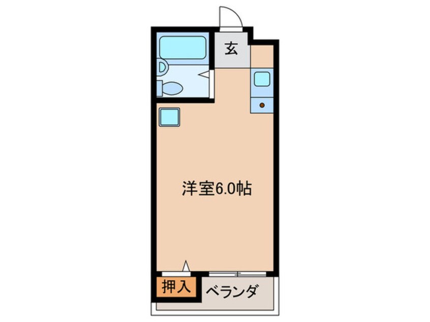 間取図 エスティ－ム１８