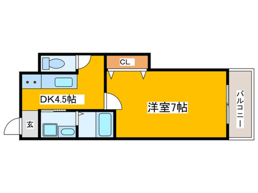 間取図 Ｆｅｌｉｚ田中町