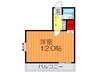 天の川コ－ポエスポワ－ル 1Kの間取り