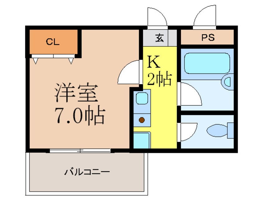 間取図 エスポワール１８条