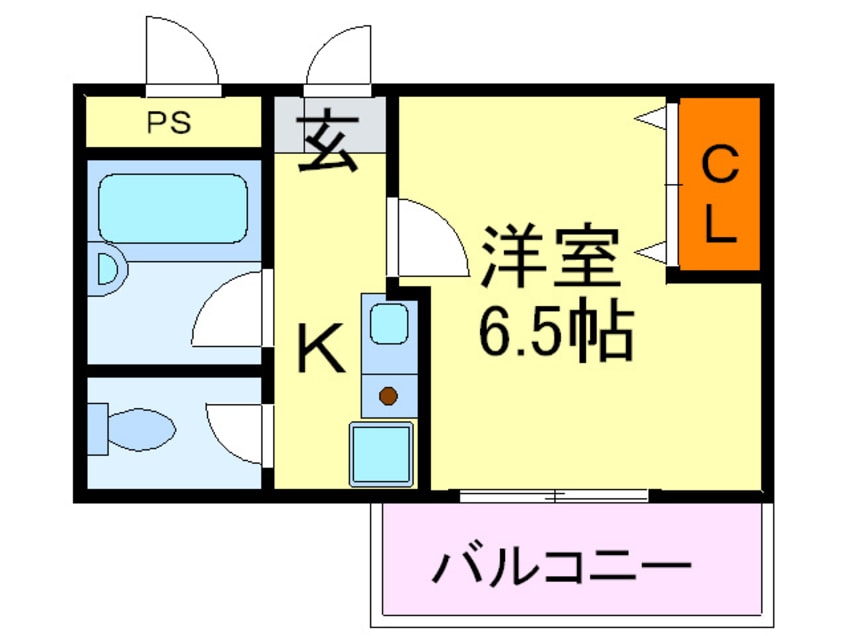 間取図 エスポワール１８条