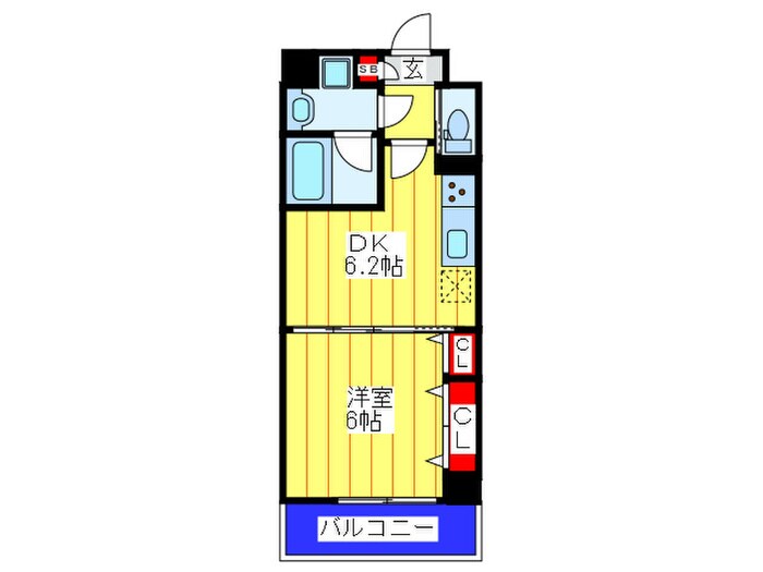 間取り図 Vert soleil真田山