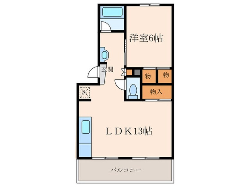 間取図 サンライズ武庫川
