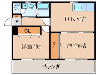 間取図 メゾン・ド・ラヴィーヌ