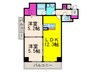 山崎マンション16高槻芥川 2LDKの間取り