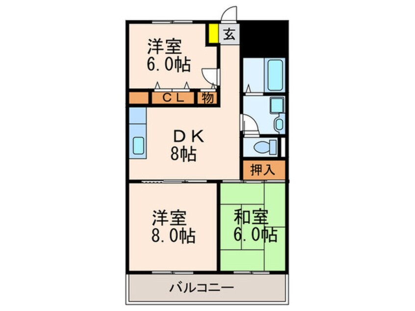 間取図 山喜マンション