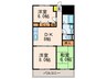 山喜マンション 3DKの間取り