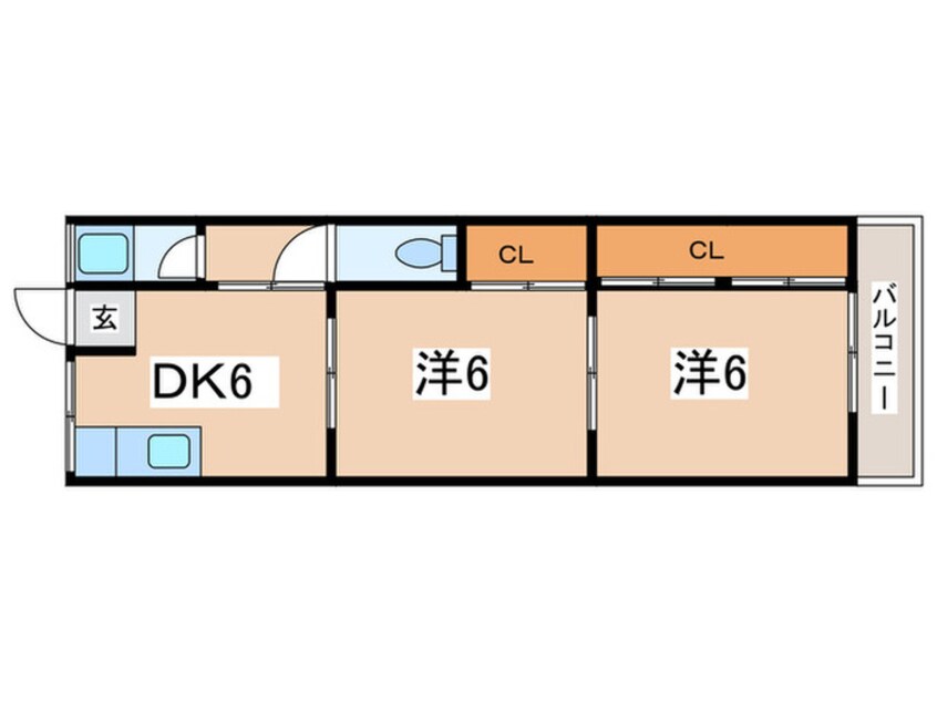 間取図 関谷ハイツ