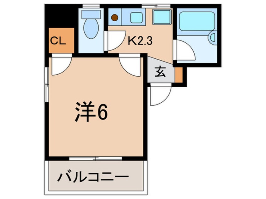 間取図 カーサ滝の茶屋