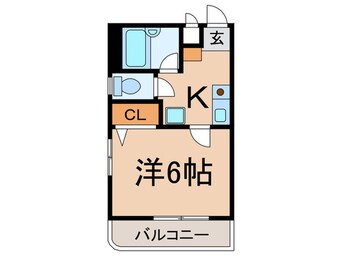 間取図 カーサ滝の茶屋