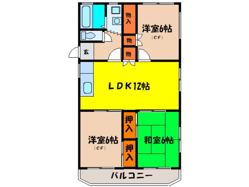 間取図 グレイス永田２号館