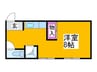 加賀ハイツ 1Rの間取り