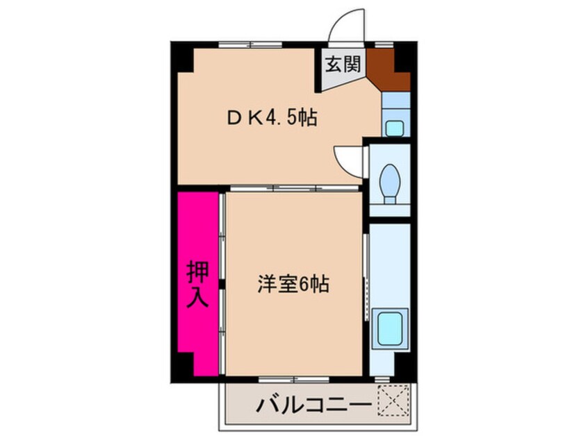 間取図 ビレッジハウス忠岡２号棟