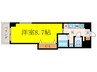 Casa de issa 1Kの間取り