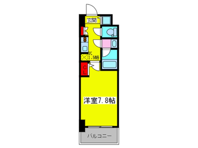 間取図 アーデン西天満