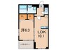 ヴィヴァレス松ノ内 1LDKの間取り