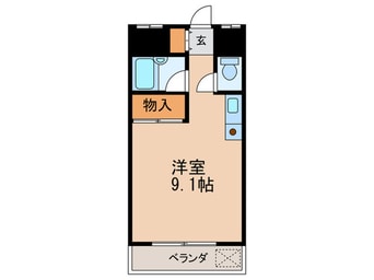 間取図 川内コ－ポ