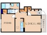 スプランディ－ドⅡ 1LDKの間取り
