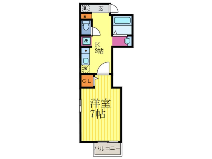 間取図 北大路テンビル