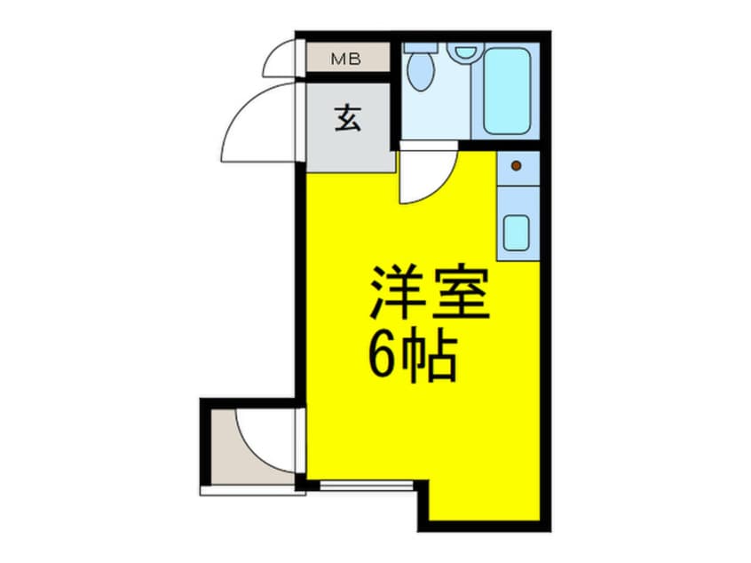 間取図 レディース大鉄