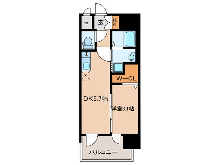 間取り図 エステムコート大阪プリューム