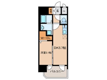 間取図 エステムコート大阪プリューム