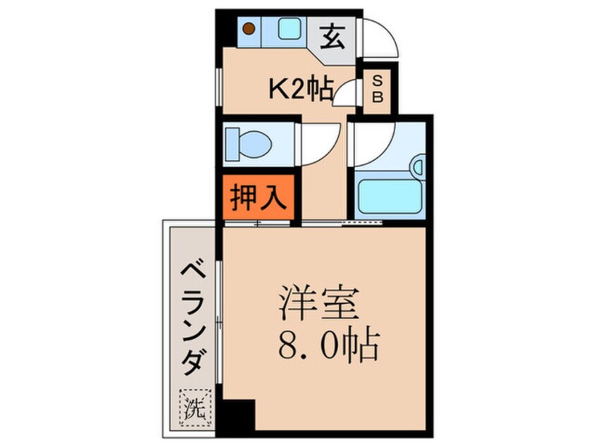 間取図 エルデ桃山