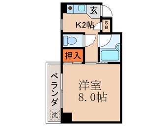 間取図 エルデ桃山