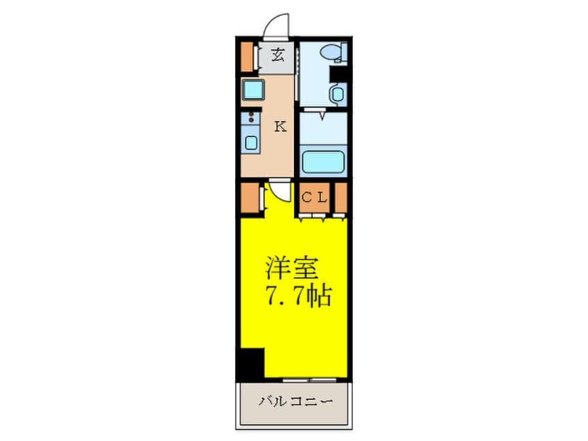 間取図 コンフォリア江坂