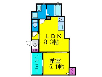 間取図 クリエオーレ吉田