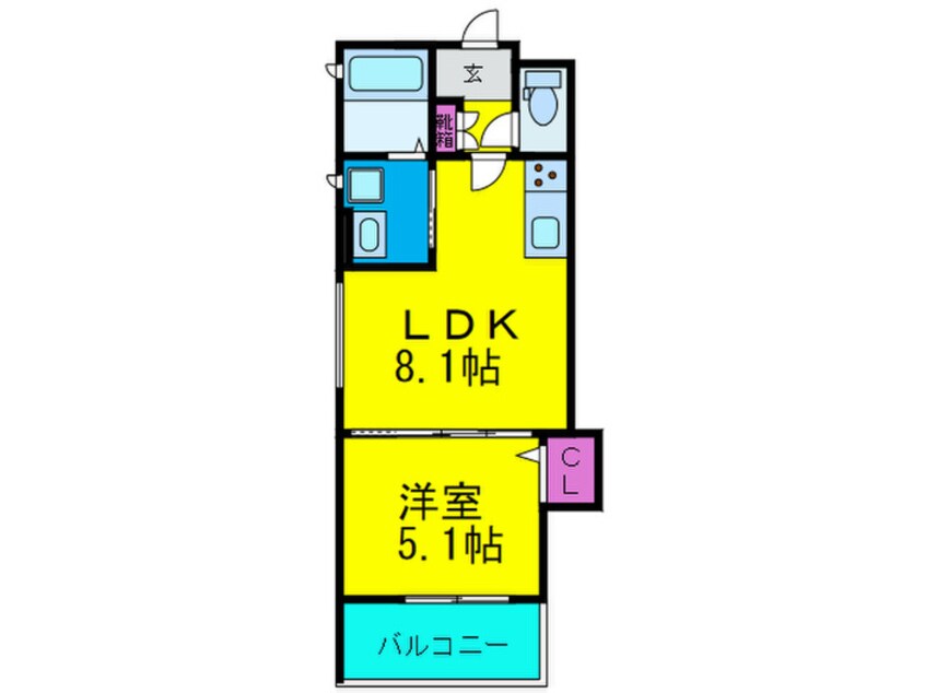 間取図 クリエオーレ吉田