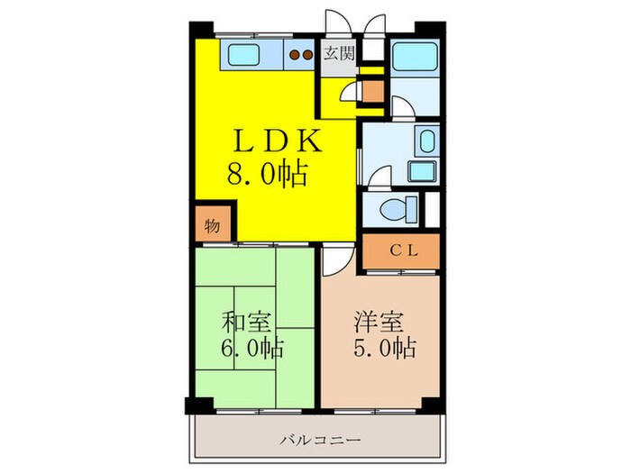 間取り図 サニーサイド新大阪