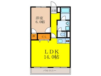 間取図 サニーサイド新大阪