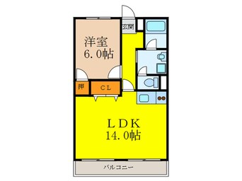 間取図 サニーサイド新大阪