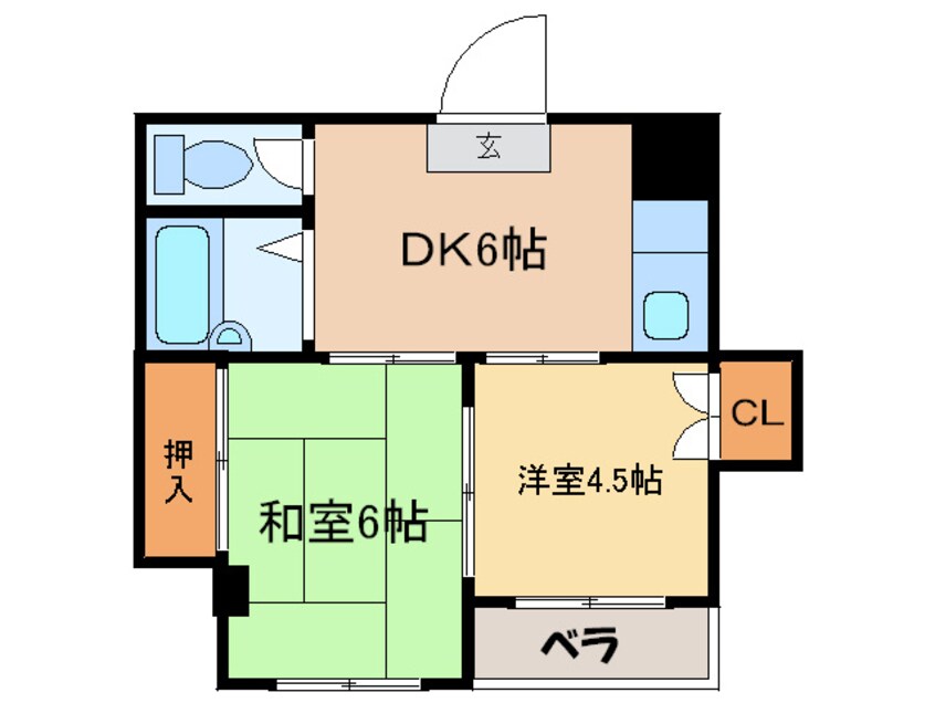 間取図 武智マンションⅡ