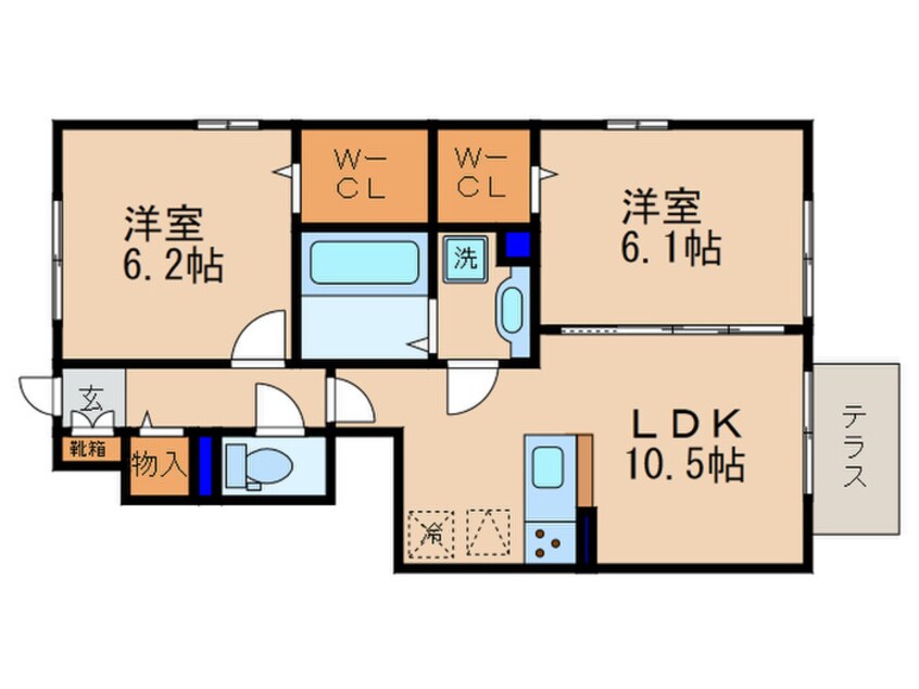 間取図 コスモパレスⅢ