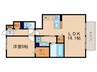 コスモパレスⅢ 1LDKの間取り