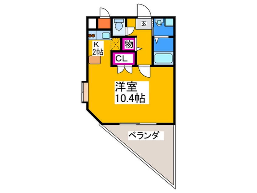 間取図 ＡＲＣＯ　ＲＯＳＡ