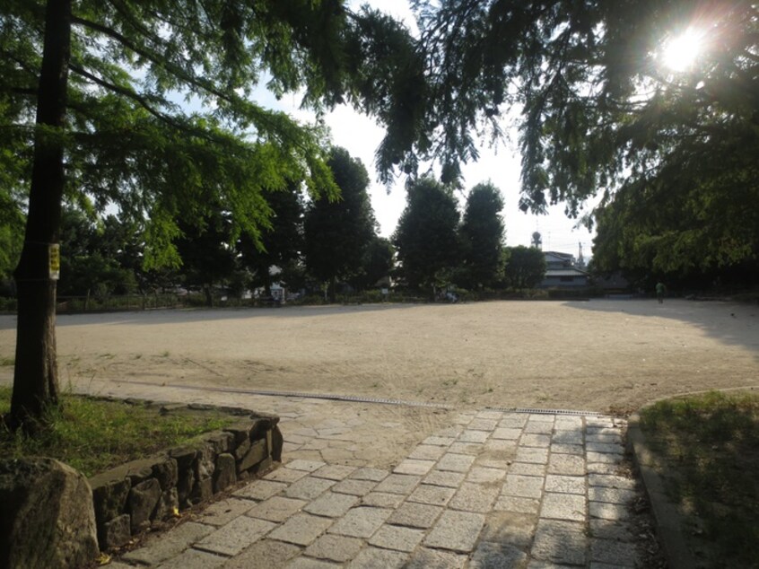 大井戸公園(公園)まで90m ﾊｲﾂ大和Ⅱ