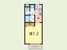 フロ－レス岡本 1Kの間取り