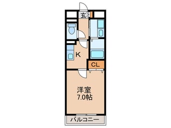 間取図 エテルノ昆陽Ⅲ