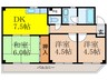 コンプリーション１ 3DKの間取り