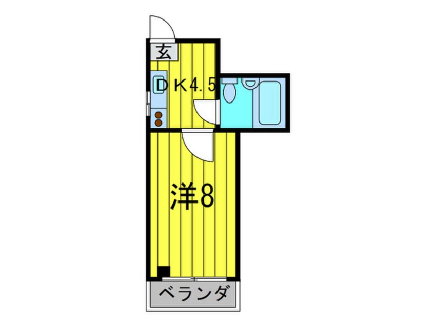 間取図 ハイツ材木町