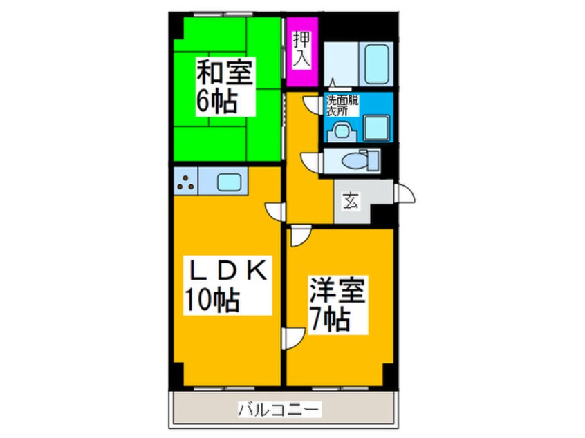 間取図 ウォールストリート