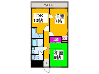 間取図 ウォールストリート